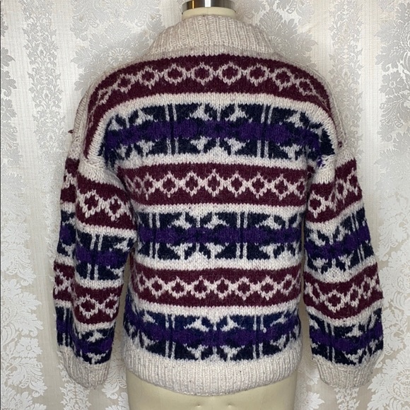 Vintage Rey Wear in Ecuador wool sweater - Picture 4 of 6